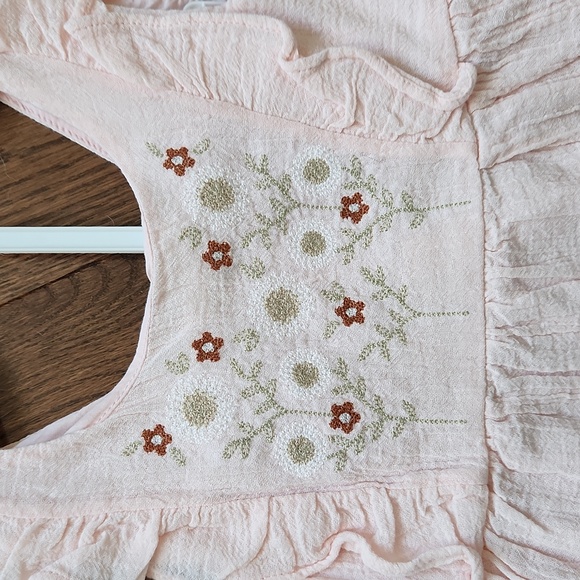 Sleeveless girls Pink dress with flowers - BNWT for 18 month toddler - Picture 4 of 5